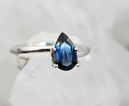 VAULT Collection 1.34 ct Pear cut - Blue + yellow parti-colour natural Australian sapphire